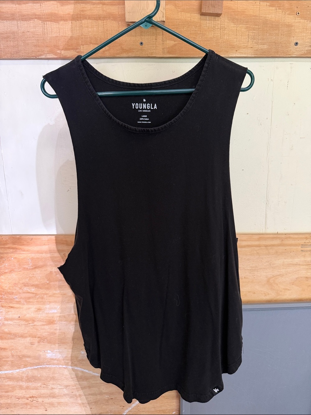 YoungLA Black Women's Relaxed Muscle Tank